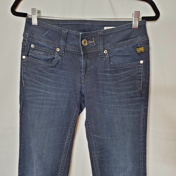 G-Star Originals Raw Denim Straight Leg Jeans 27 - Picture 3 of 13